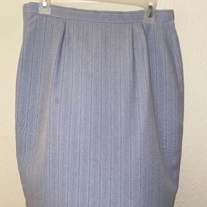 Blue Pencil Skirt
